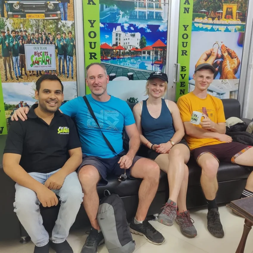 Happy Travelers with Corbett Big Cats Safari
