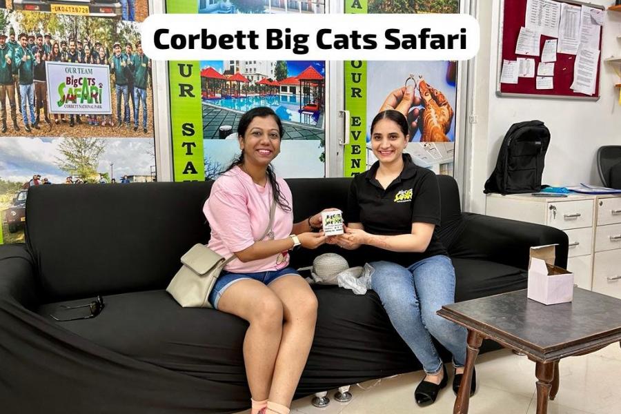 sonali visited big cats safari office