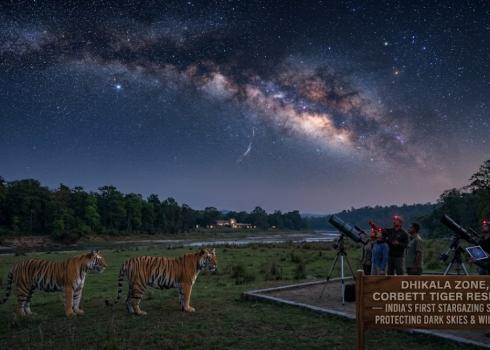 Corbett Tiger Reserve to get India’s first Stargazing Site in Dhikala Zone